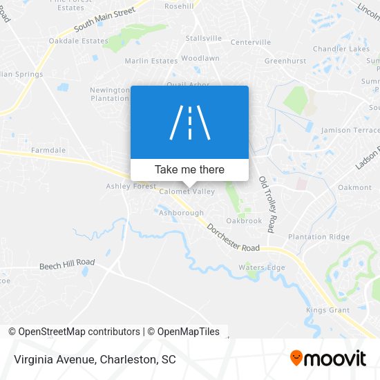 Virginia Avenue map