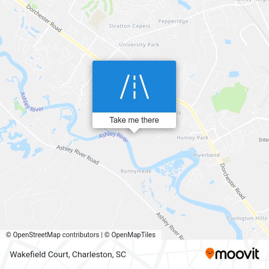 Mapa de Wakefield Court