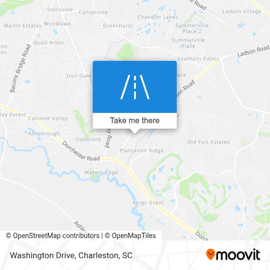 Washington Drive map