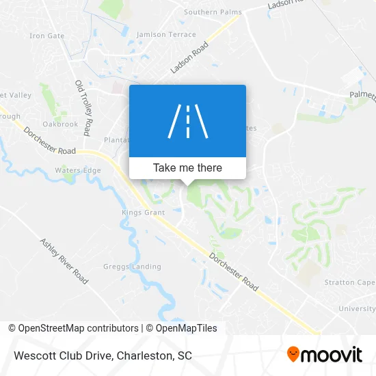 Wescott Club Drive map