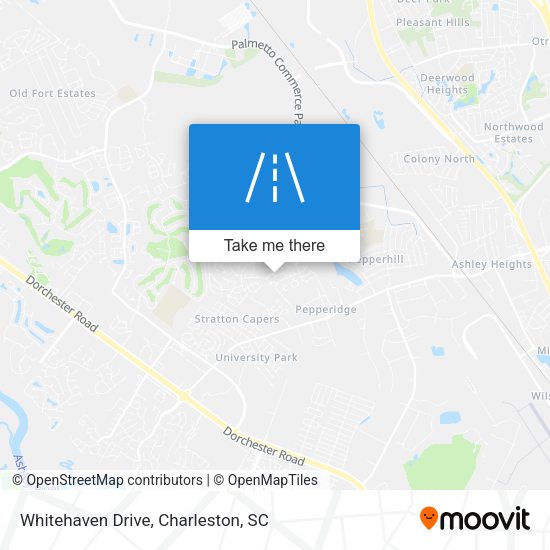 Whitehaven Drive map