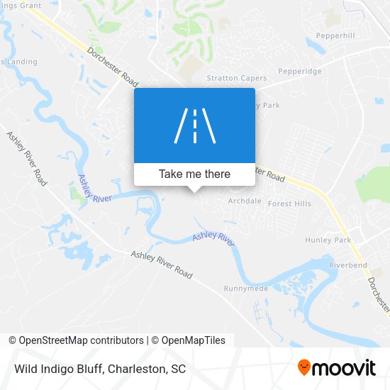 Mapa de Wild Indigo Bluff