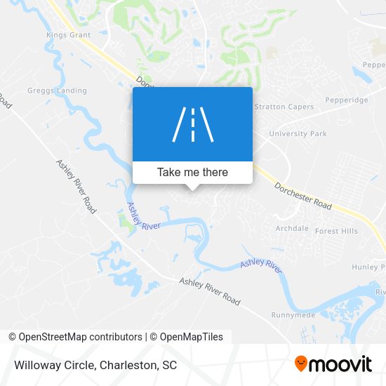Mapa de Willoway Circle