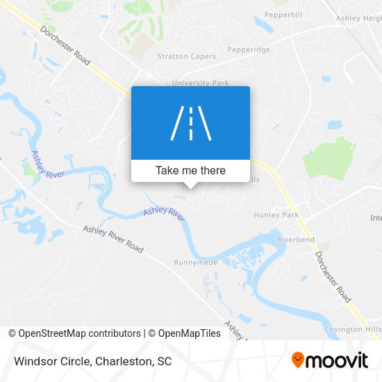 Windsor Circle map