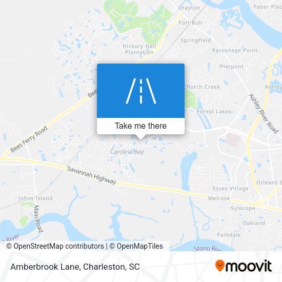Amberbrook Lane map