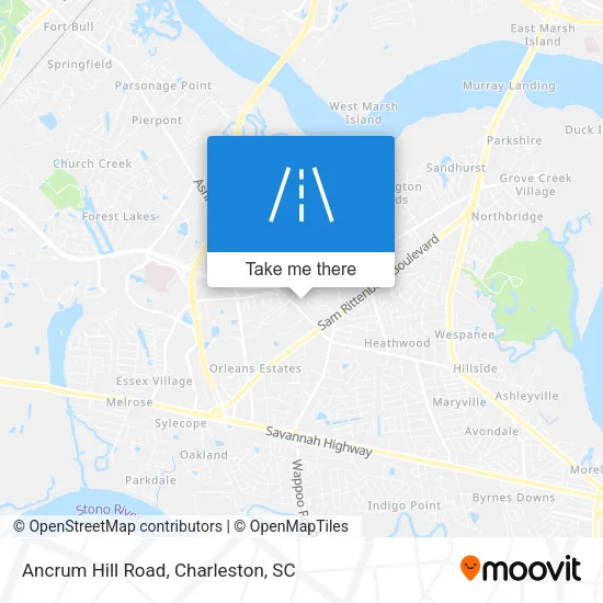 Mapa de Ancrum Hill Road