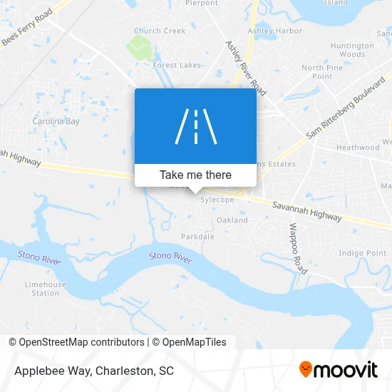 Applebee Way map