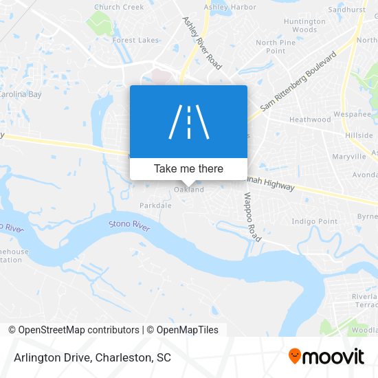 Arlington Drive map
