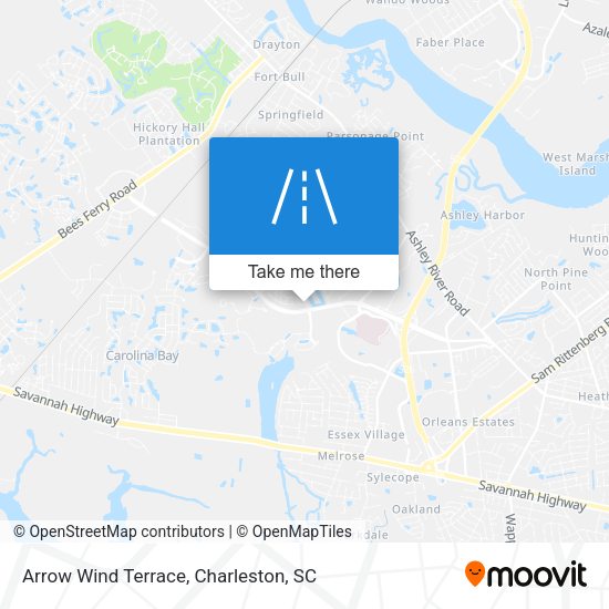 Mapa de Arrow Wind Terrace