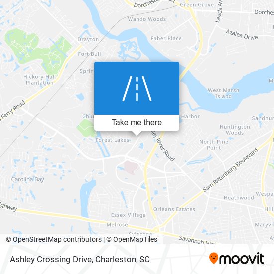 Ashley Crossing Drive map