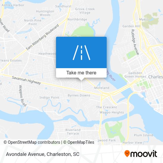 Avondale Avenue map