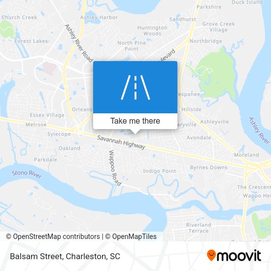 Mapa de Balsam Street