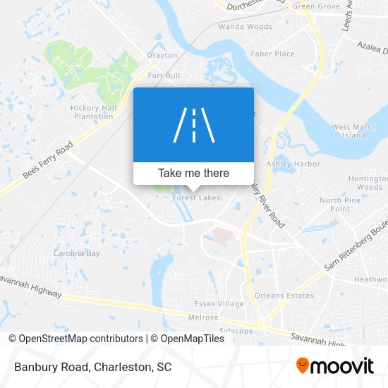 Mapa de Banbury Road