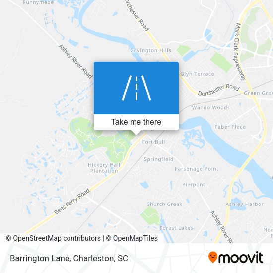 Mapa de Barrington Lane