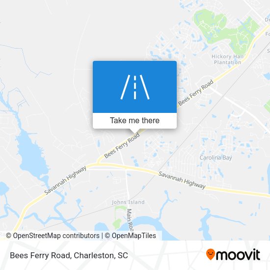 Mapa de Bees Ferry Road