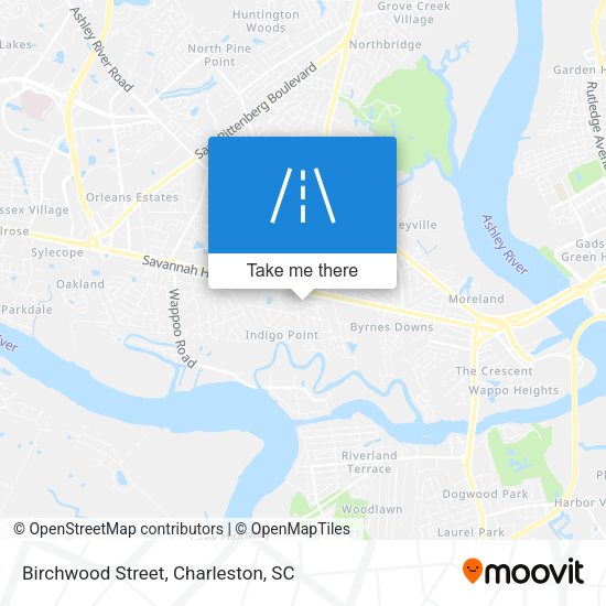 Birchwood Street map
