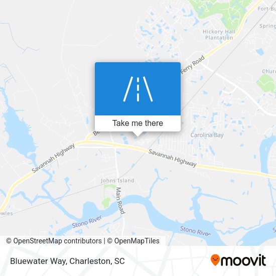 Mapa de Bluewater Way