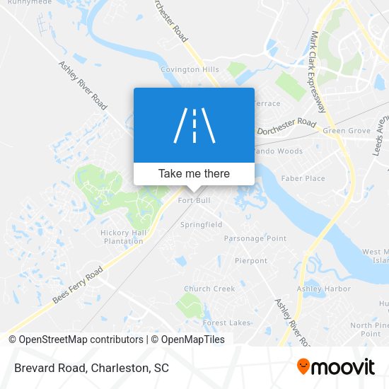 Mapa de Brevard Road