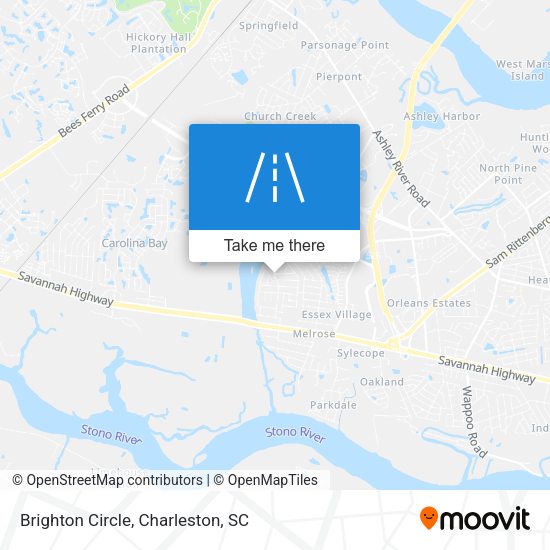 Mapa de Brighton Circle