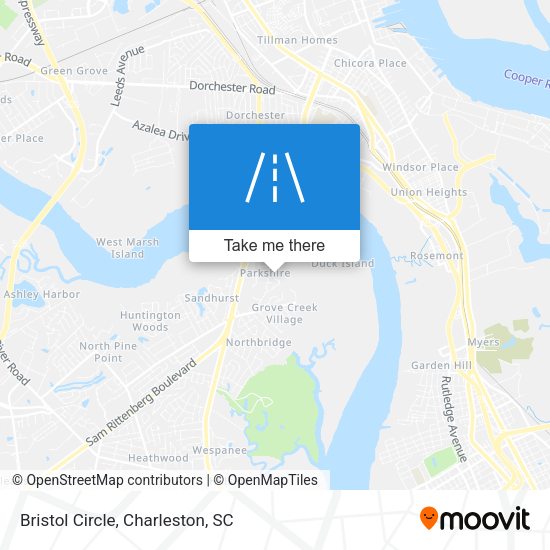 Mapa de Bristol Circle