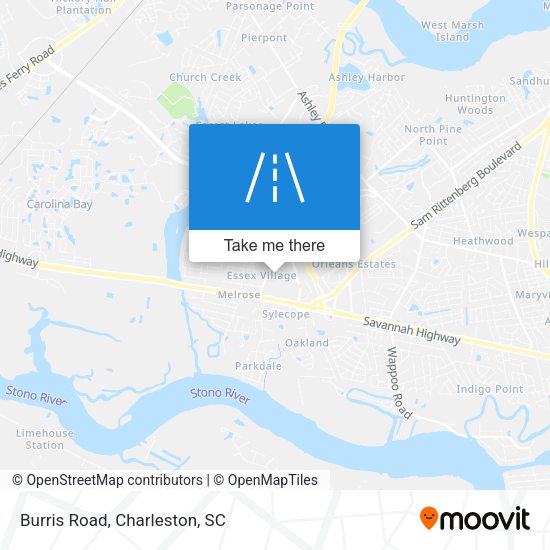 Mapa de Burris Road