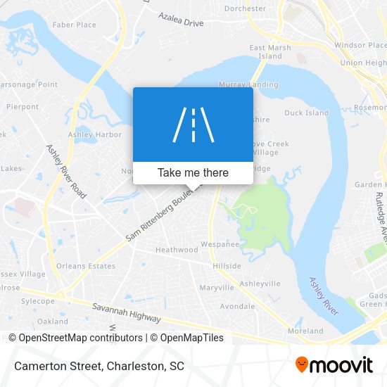 Camerton Street map