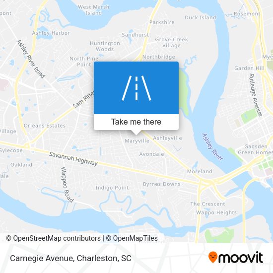 Carnegie Avenue map