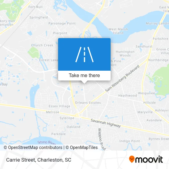 Carrie Street map