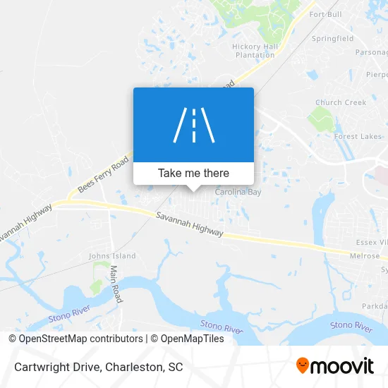 Cartwright Drive map