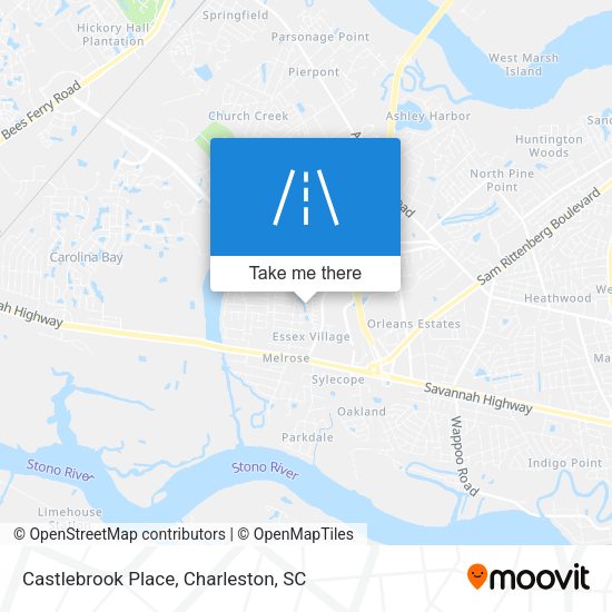 Mapa de Castlebrook Place