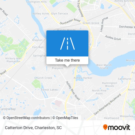 Catterton Drive map