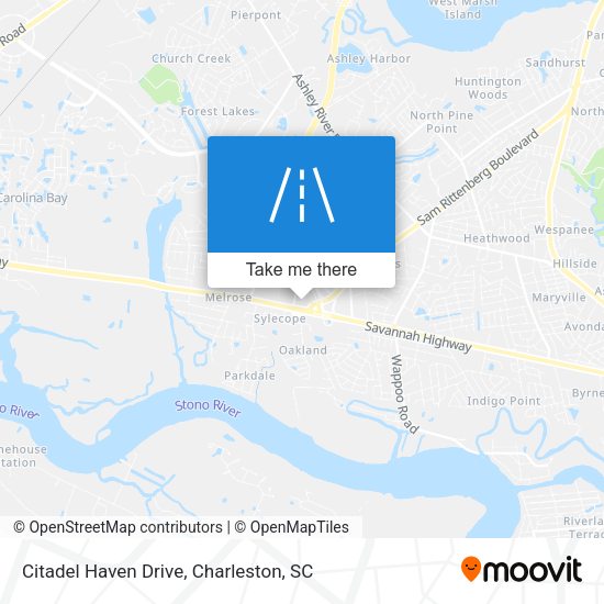 Citadel Haven Drive map