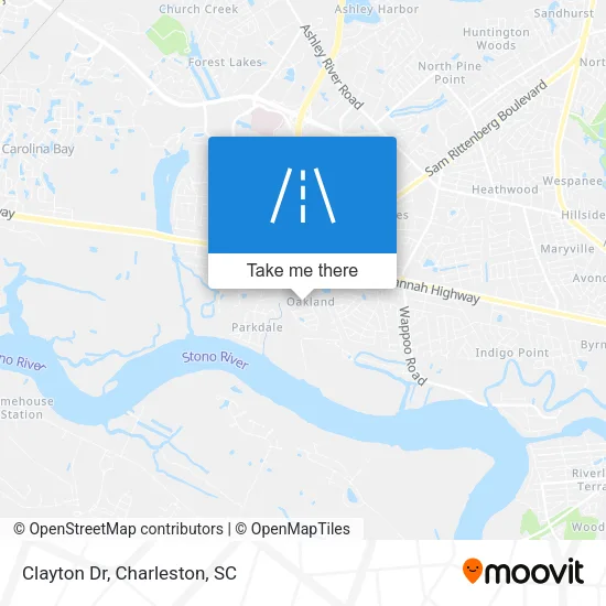 Clayton Dr map