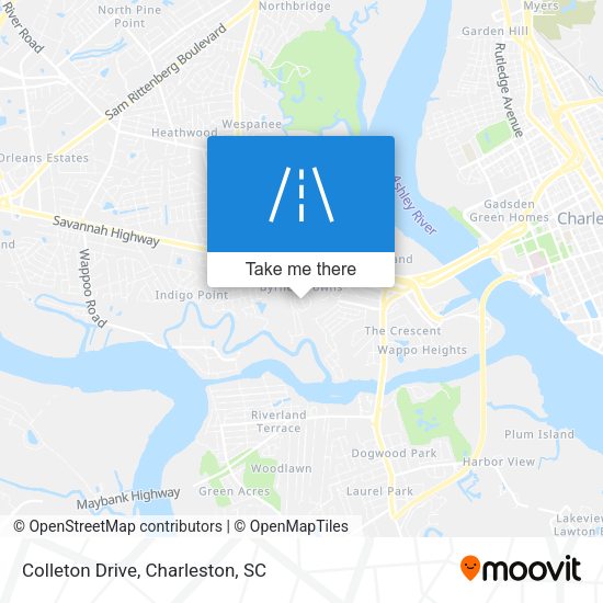 Mapa de Colleton Drive