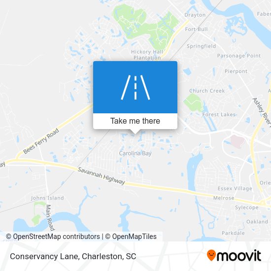 Conservancy Lane map