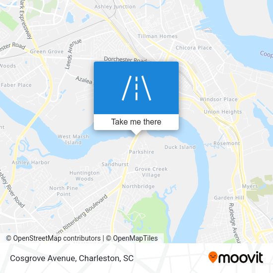 Mapa de Cosgrove Avenue