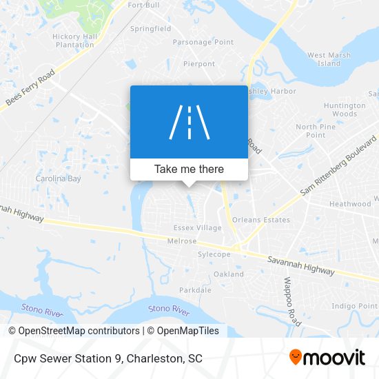 Cpw Sewer Station 9 map