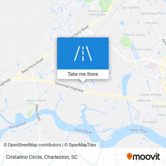 Cristalino Circle map