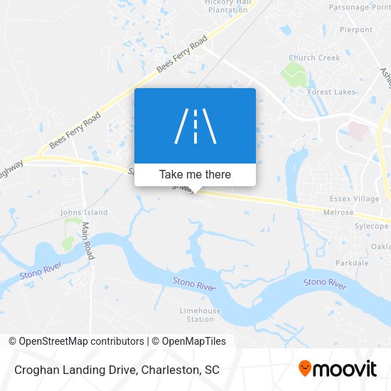 Croghan Landing Drive map