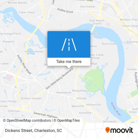Dickens Street map