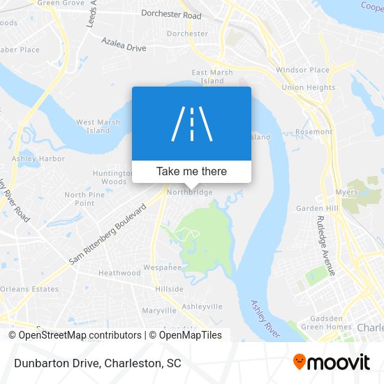 Dunbarton Drive map