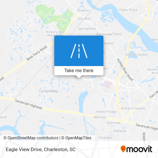 Eagle View Drive map
