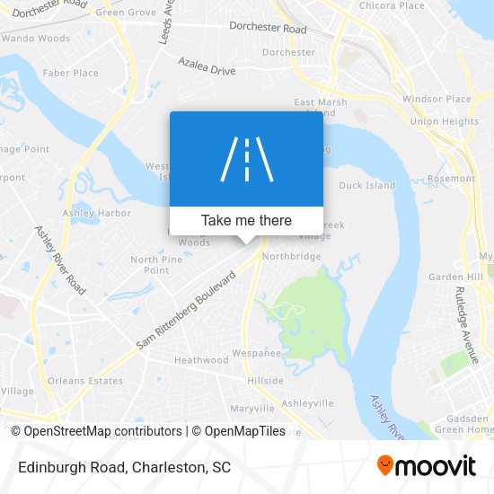 Mapa de Edinburgh Road