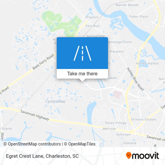 Mapa de Egret Crest Lane