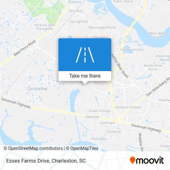 Essex Farms Drive map