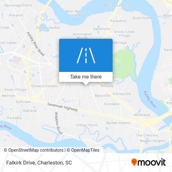 Mapa de Falkirk Drive