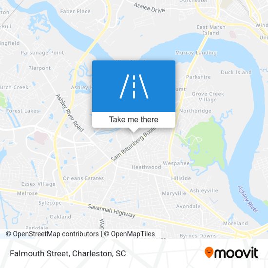 Mapa de Falmouth Street
