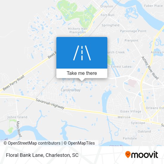 Floral Bank Lane map
