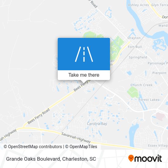 Grande Oaks Boulevard map