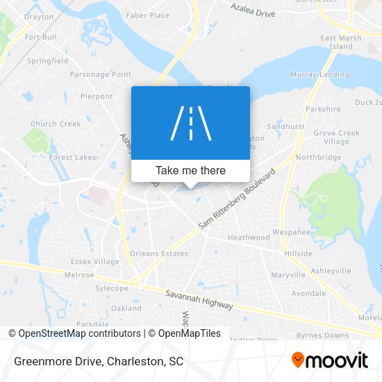 Greenmore Drive map